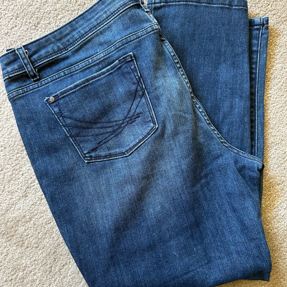Vera Wang skinny ankle jeans size 16 - Picture 2 of 3